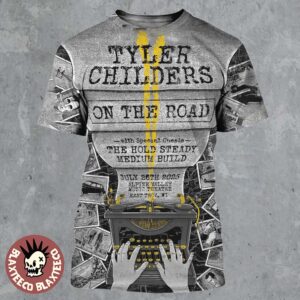 Tyler Childers On The Road East Troy Wisconsin 2025 Gig Poster At Alpine Valley Music Theatre On July 26 2025 All Over Print Shirt