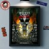Coldplay Nashville Tennessee Music Of The Spheres 2025 Tour Poster At Nissan Stadium On July 22 2025 Home Decor Poster Canvas
