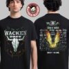 Wacken Open Air 2025 Festival From July 30 To August 2 2025 In Schleswig Holstein Germany Moshpit Two Sided T-Shirt