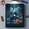 Ice Nine Kills The Great Unknown Autographed Movie Poster Down The Rabbit Hole We Go The Matrix Inspired Home Decor Poster Canvas