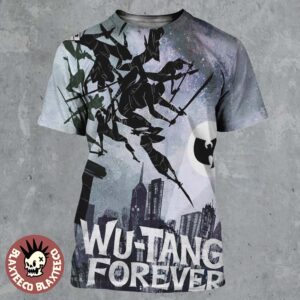 Wu Tang Clan NYC Pop Up Shop Exclusive 2025 Poster On July 16 2025 Ninja Batman Comic Inspired Art All Over Print Shirt