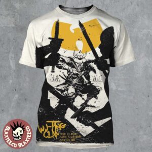 Wu Tang Clan Seattle 2025 Gig Poster In Seattle Washington At Climate Pledge Arena On June 28 2025 Samurai Art All Over Print Shirt