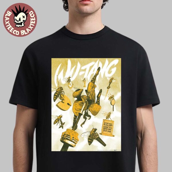 Wu Tang Clan The Final Chamber Toronto Canada 2025 Concert Poster At Scotiabank Arena On July 14 2025 Unisex T-Shirt