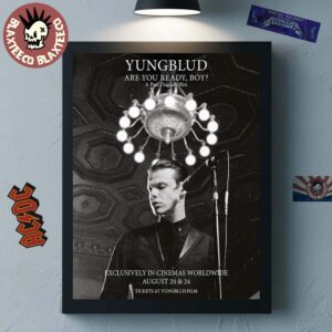 Yungblud Are You Ready Boy A Paul Dugdale Film Exclusive In Cinemas On August 20 And 24 2025 Home Decor Poster Canvas
