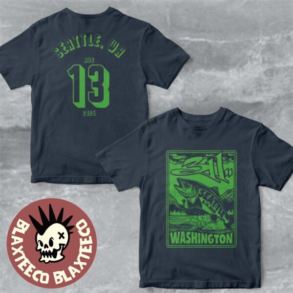 311 Band Seattle Washington 2025 Event Merch Tee At Martmoor Live On August 13 2025 Two Sided T-Shirt