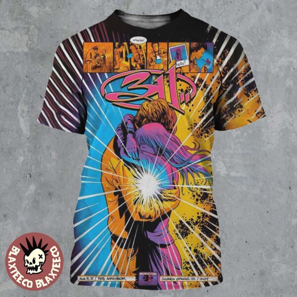 311 Colorado Springs Colorado 2025 Event Merch Poster At Ford Amphitheater On August 19 2025 All Over Print Shirt