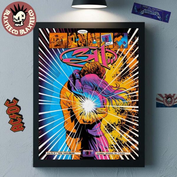 311 Colorado Springs Colorado 2025 Event Merch Poster At Ford Amphitheater On August 19 2025 Home Decor Poster Canvas
