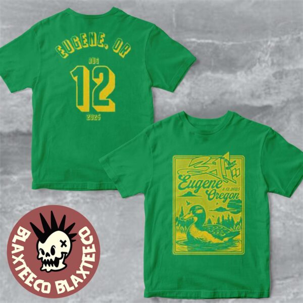 311 Eugene Oregon 2025 Event Merch Tee At Cuthbert Amphitheater On August 12 2025 Two Sided T-Shirt
