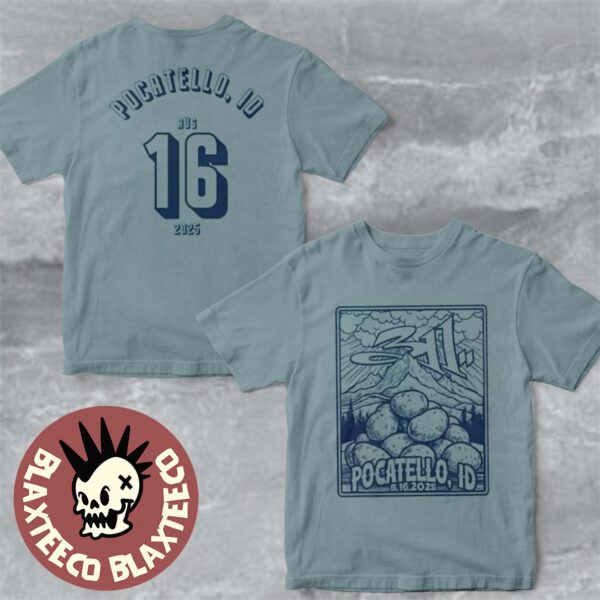 311 Pocatello Idaho 2025 Event Merch Tee On August 16 2025 Two Sided T-Shirt