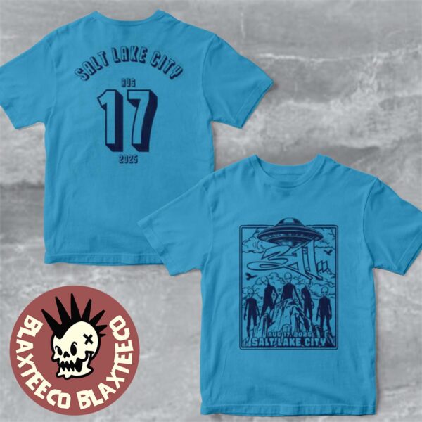 311 Salt Lake City Sandy Utah 2025 Event Merch Tee On August 17 2025 Two Sided T-Shirt