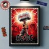 Dead And Company Celebrating 60 Years Of The Grateful Dead’s Music 2025 Night 3 Venue Poster In San Francisco CA At Golden Gate Park On August 3 2025 Home Decor Poster Canvas