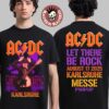 ACDC PWR Up Word Tour Karlsruhe 2025 Event Tee Germany At The Messe On August 17 2025 Let There Be Rock Two Sided T-Shirt