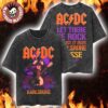 ACDC Paris France PWR Up Tour 2025 Event Tee At Stade De France On August 9 And 13 2025 Every Paris Shows From 1976 To 2025 Washed T-Shirt