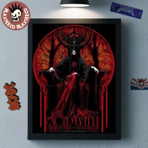 Acid Bath Los Angeles California 2025 Event Poster At Hollywood Palladium On August 22 2025 With High On Fire And Windhand Home Decor Poster Canvas