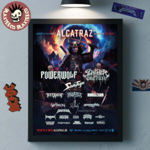 Alcatraz Festival 2026 In Kortrijk Belgium On August 6 7 8 9 2026 Full Lineup Home Decor Poster Canvas