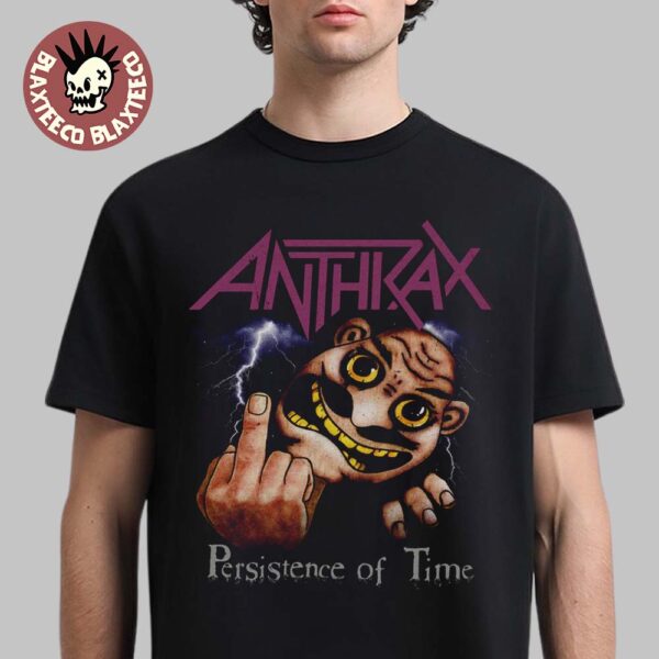 Anthrax Persistence Of Time 35th Anniversary Vintage Airbrush T-Shirt