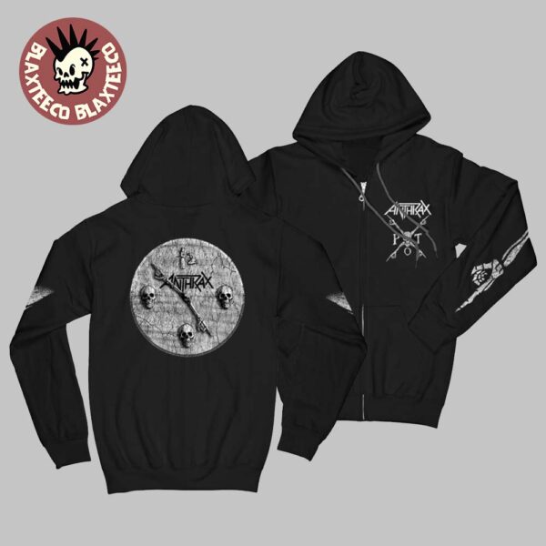 Anthrax Persistence Of Time 35th Anniversary Zip Hoodie