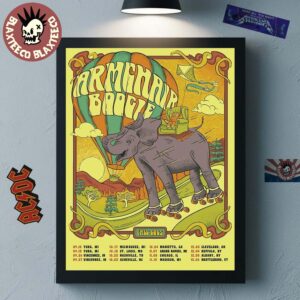 Armchair Boogie Fall Tour 2025 Schedule Tour Dates Home Decor Poster Canvas