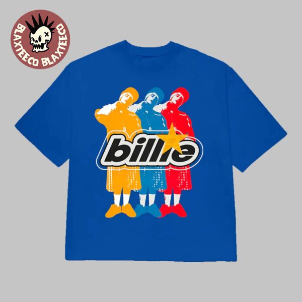 Billie Eilish Billie Repeat Blue T-Shirt