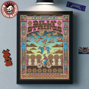 Billy Strings Minneapolis Minnesota 2025 Summer Tour Poster At Target Center On August 9 2025 Home Decor Poster Canvas