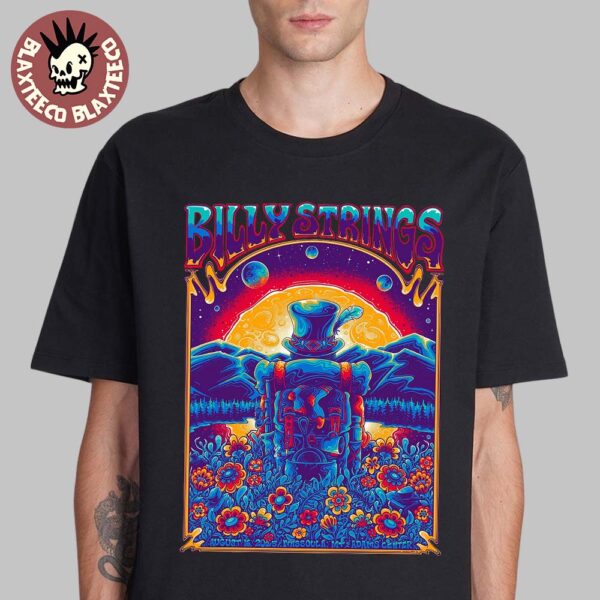 Billy Strings Missoula Montana 2025 Show Poster Available At Adams Center On August 16 2025 T-Shirt