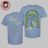 Billy Strings Summer 2025 Tour Merch Cow With Dates Two Sided T-Shirt