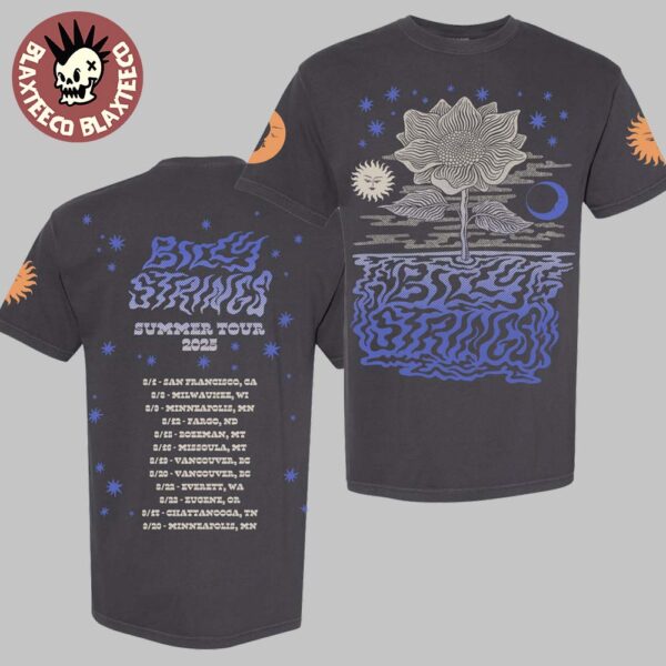 Billy Strings Summer Tour 2025 Merch Nightflower Tee With Dates Premium T-Shirt