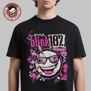Blink 182 Hollywood Florida 2025 Venue Tee At Hard Rock Live On August 28 2025 Missionary Impossible Tour T-Shirt