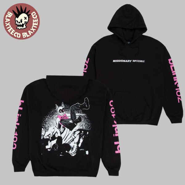 Blink 182 Missionary Impossible 2025 Tour Merch Hoodie