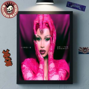 Cardi B Alternate Am I The Drama Album Cover Home Decor Poster Canvas