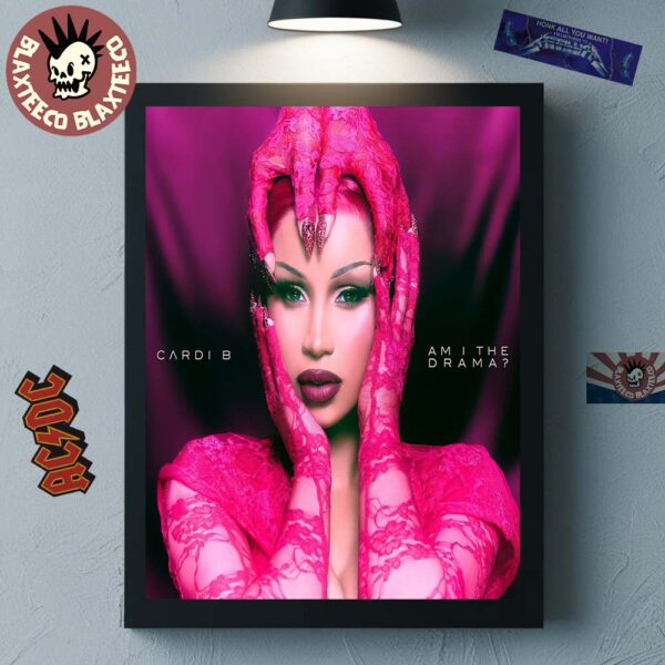 Cardi B Alternate Am I The Drama Album Cover Home Decor Poster Canvas