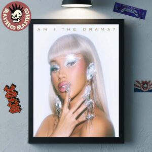 Cardi B Am I The Drama Alternate Album Cover Home Decor Poster Canvas