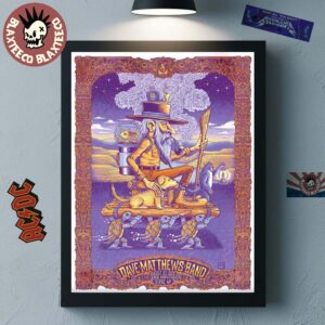 Dave Matthews Band The Gorge Amphitheatre Night 2 Event Poster In George Washington On August 30 2025 Home Decor Poster Canvas