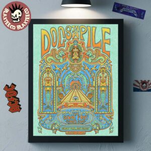 Dogs In A Pile The Stone Pony Summer Stage In New Jersey Gig Poster At Asbury Park On August 31 2025 Home Decor Poster Canvas