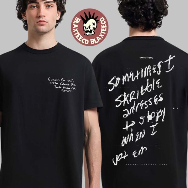 Eminem X Complex Exclusive Stans GFX Address Two Sided T-Shirt