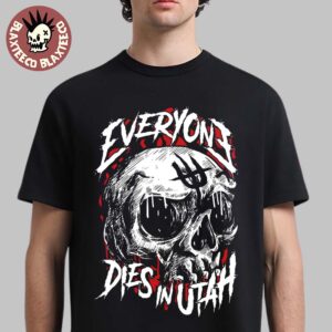 Everyone Dies In Utah The Cost Of Clarity Merch UT Skull T-Shirt