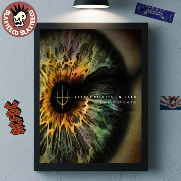 Everyone Dies In Utah The Cost Of Clarity Single Cover Art Home Decor Poster Canvas
