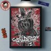 System Of A Down New York 2025 Gig Poster At Metlife Stadium On August 27 And 28 2025 Band Riding An Elephant Poster Canvas For Home Decor