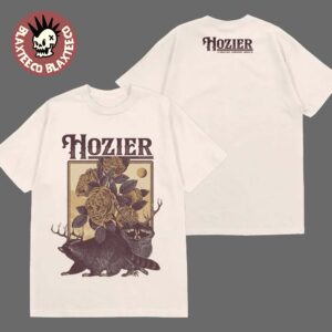 Hozier Unreal Unearth Tour 2025 Munich Germany Merch At Olympiapark On August 31 2025 Two Sided T-Shirt