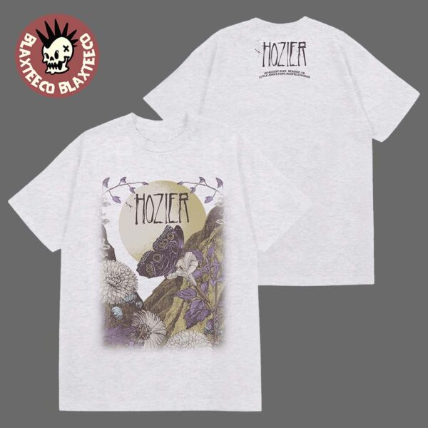 Hozier Unreal Unearth Tour 2025 Reading UK Merch At Little John’s Farm Richfield Avenue On August 22 2025 Two Sided T-Shirt