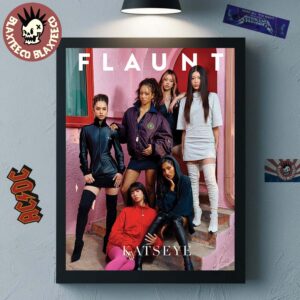 KATSEYE Grace The Cover Of Flaunt Magazine 2025 Home Decor Poster Canvas