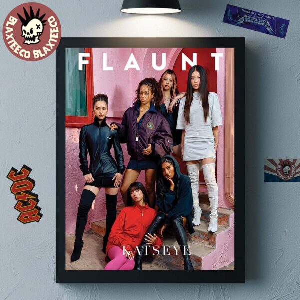 KATSEYE Grace The Cover Of Flaunt Magazine 2025 Home Decor Poster Canvas