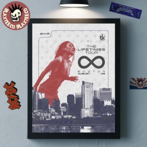 Katy Perry The Lifetimes Tour 2025 Boston At TD Garden On August 8 2025 Home Decor Poster Canvas