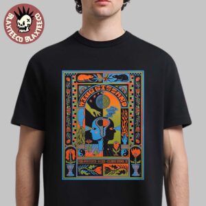 King Gizzard And The Lizard Wizard Colorado Springs Colorado 2025 Gig Poster At Ford Amphitheater On August 8 2025 T-Shirt