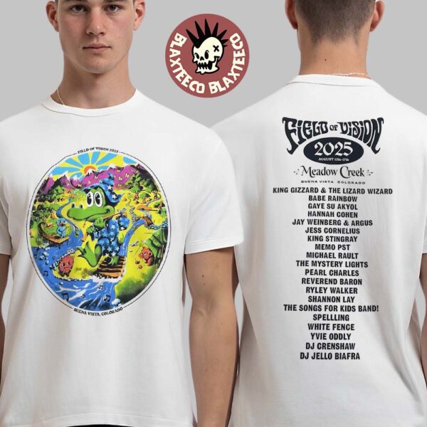 King Gizzard And The Lizard Wizard Field Of Vision Buena Vista Colorado On August 15-17 2025 Event T-Shirt