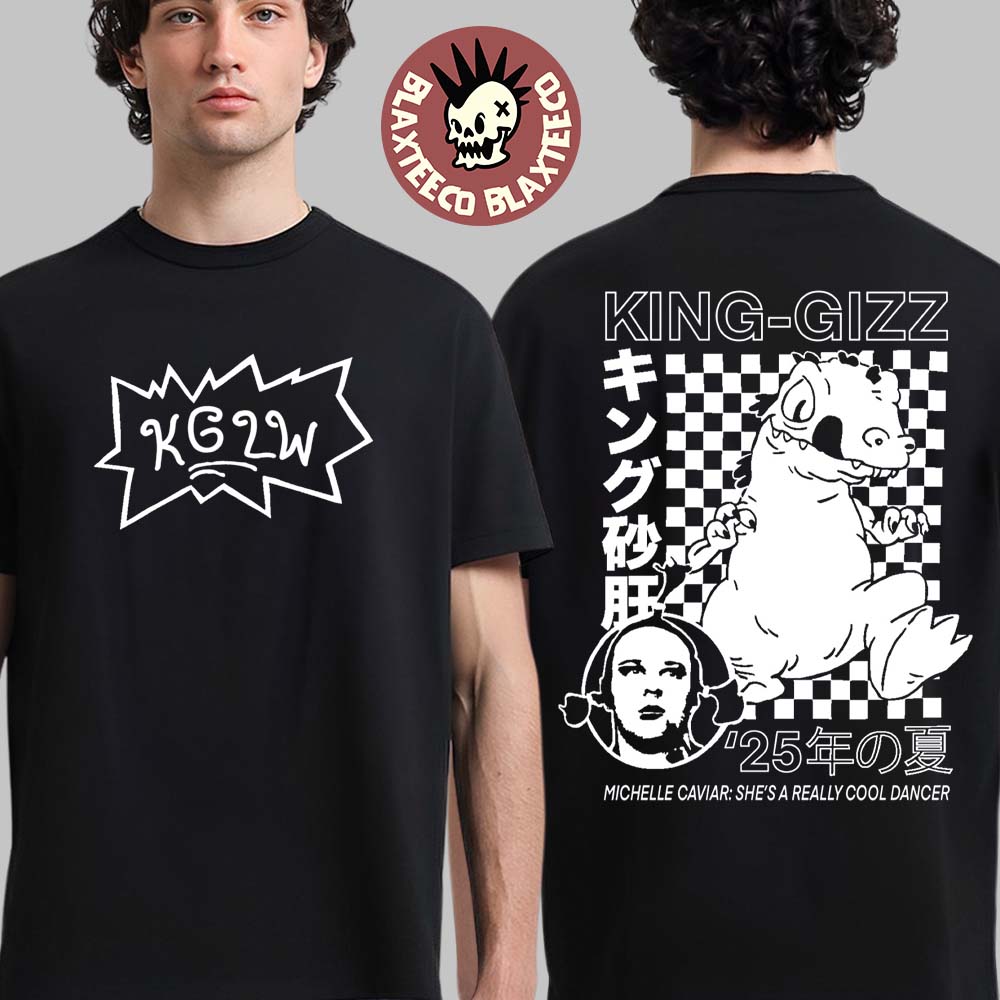 King Gizzard And The Lizard Wizard Michelle Caviar She Is A Really Cool Dancer 2025 Two Sided T-Shirt