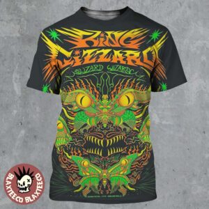 King Gizzard And The Lizard Wizard Ravinia Festival 2025 Event Poster In Highland Park Illinois On August 6 2025 All Over Print Shirt