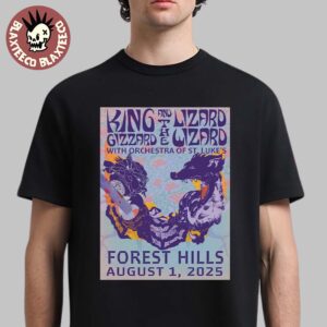 King Gizzard And The Lizard Wizard With Orchestra Of St Luke’s Forest Hills Night 1 On August 1 2025 Unisex T-Shirt