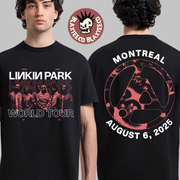 Linkin Park From Zero World Tour 2025 Montreal Quebec Canada Night 2 Exclusive Merchandise At Centre Bell On August 6 2025 T-Shirt