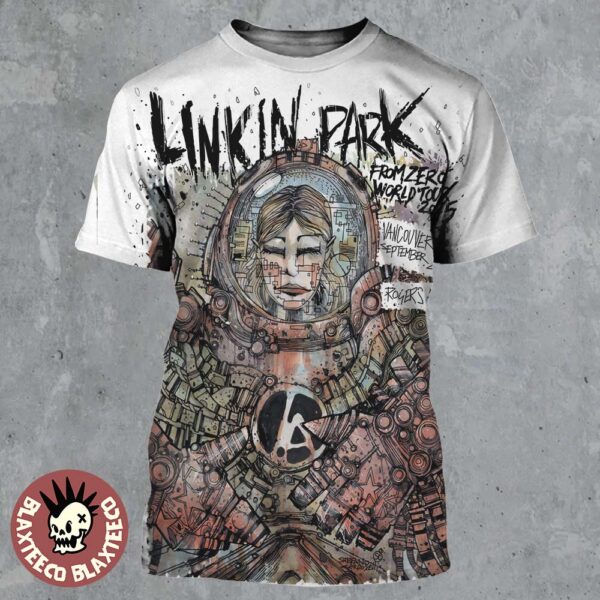 Linkin Park From Zero World Tour 2025 Vancouver BC Poster At Rogers Arena On September 21 2025 All Over Print Shirt